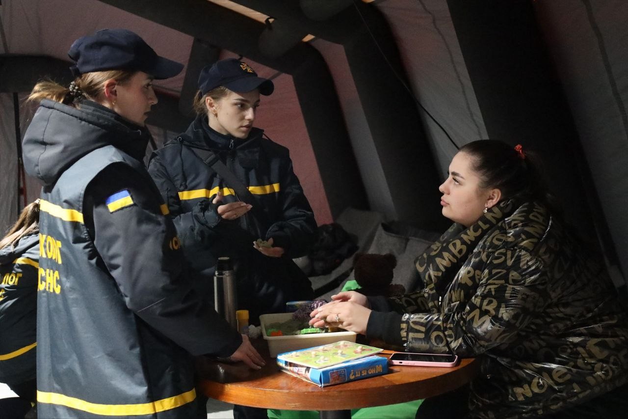 Відпрацювання алгоритмів роботи психолога в зоні надзвичайної ситуації