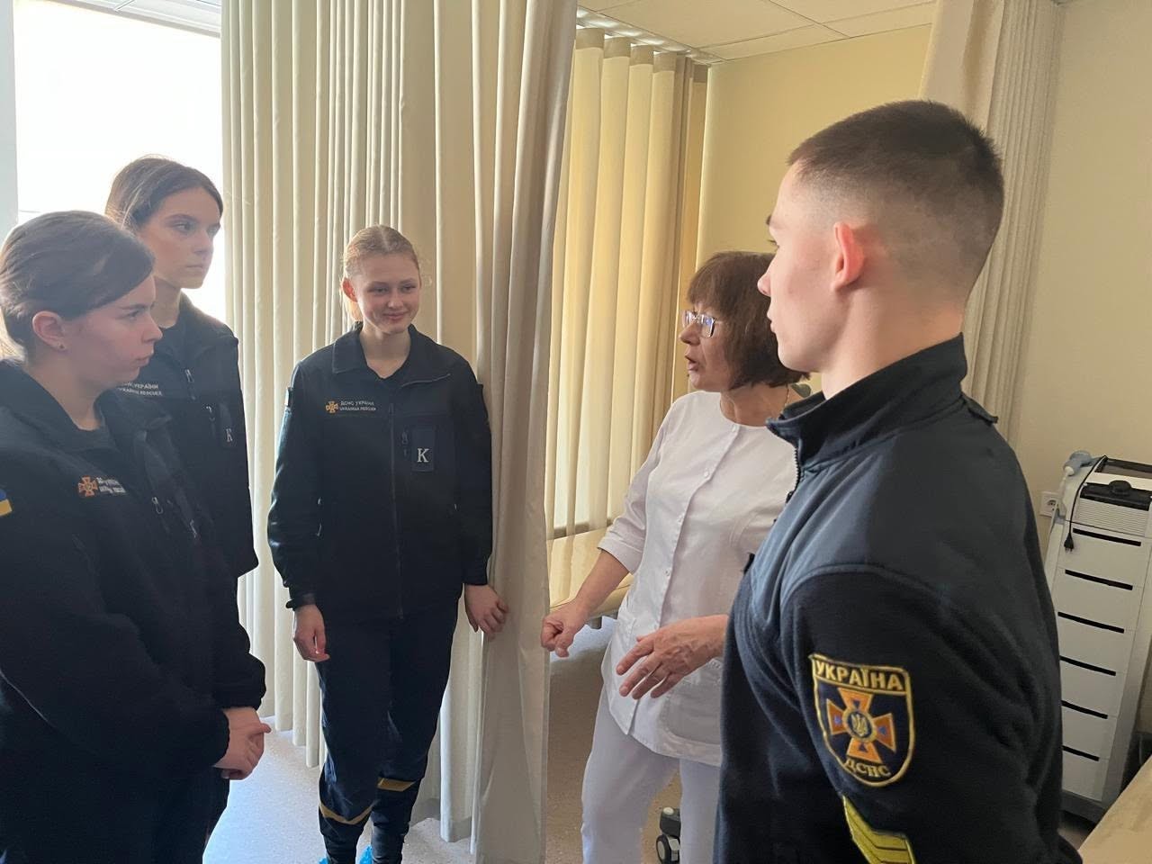 Виїзне практичне заняття на базі реабілітаційного відділення одного із закладів охорони здоров’я Черкащини.
